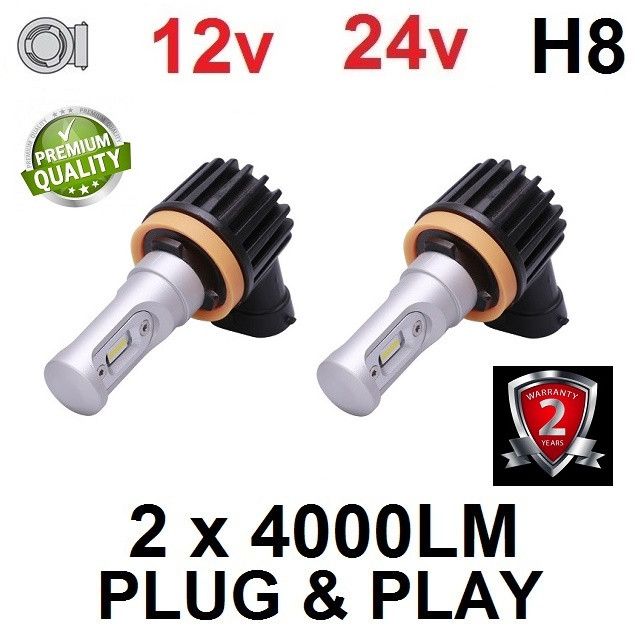 H8 SET LUMILED ZES chip 8000LM ATOM-series - SREDNJE-DUGO-MAGLENKU - PLUG&PLAY Beograd Zemun